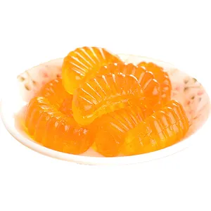 Gummy Candy High Quality Fruit Jelly Soft Orange jelly Candy With Filling candies and sweets bulkchristmas candy