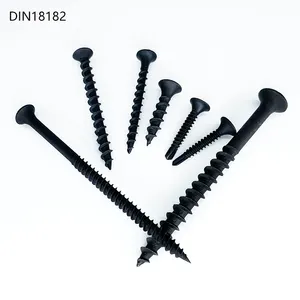 Din18182 הטוב ביותר שחור Phosphated קשה עצמי עצמי קידוח ראש החצוצרה בנייה בגבס ברגים עבור עץ