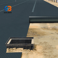 Planche de drainage en HDPE avec membrane ondulée, adaptée aux barrages et aux jardins, pour une utilisation en extérieur, avec une garantie de 5 ans