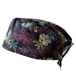 Adjustable Cotton Surgical <b>Scrub</b> <b>Caps</b> Heritage Pattern Design Healthcare Professionals for Doctors and Nurses - Product Image 4
