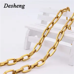 Catena di metallo zaino singolo sacchetto di spalla catena decorativa anello della catena