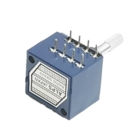 Potentiomètre de précision ALPS haut de gamme à montage en surface, type à pas, double volume, RH2702-50KA 100K 250K, type indexé