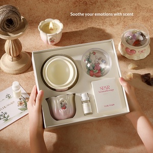 Scent Stone And <b>Candle</b> Gift Box Elegant Fragrance Ornament For Bedroom Ideal Birthday Gift For Women - Product Image 3