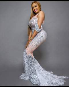 <span class=keywords><strong>2023</strong></span> elegante cristal lentejuelas largo vestido de fiesta señora celebración cumpleaños boda invitado vestido mujeres sirena fiesta <span class=keywords><strong>vestidos</strong></span> de noche - Product Image 4