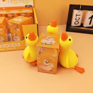 Patito Amarillo de Peluche, Juguete Antiestrés de TPR, Patito de Peluche para Apretar, Juguete de Peluche de Dibujos Animados - Product Image 2