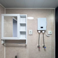 Casa Contenedor Móvil Expandible Prefabricada de 40x20, Lista para Usar, de 1 a 4 Dormitorios, Panel Sándwich de Acero Ligero, Prevención de Incendios, Rápida Instalación