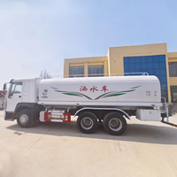 Camión Cisterna Multifuncional de 6x4 y 20m³ Directo de Fábrica, Camión Cisterna de Agua con Aspersor Diésel para Riego de Jardines y Calles