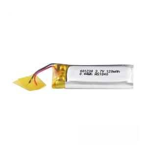 More petty rechargeable battery s lipo 401230 <span class=keywords><strong>3</strong></span>,7 v 120 mah lithium polymer battery with KC/CB/93A/UL1642 - Product Image 1