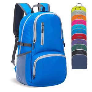 Custom Logo Lightweight <b>Foldable</b> <b>Backpack</b> Waterproof Polyester for Hiking - Product Image 1