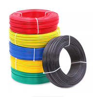 Cable de Cobre Flexible para Uso Doméstico, Estándar Nacional BVR, PVC, 4/6/2.5mm, Cable de Cobre Puro Trenzado de un Solo Núcleo, para Decoración del Hogar