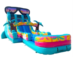 Thương mại 16ft trượt nước Inflatable cho bé trượt nước hồ bơi Bouncer người lớn lớn lớn bouncy nhảy lâu đài với <span class=keywords><strong>Slide</strong></span> - Product Image 6