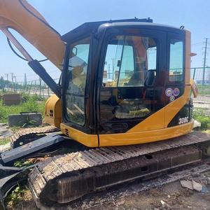 Mini-excavatrice d'occasion Cat308 Caterpillar 2022 8 tonnes Marque japonaise Excellent état Moteur Boîte de vitesses Pompe Garantie 3 ans - Product Image 3