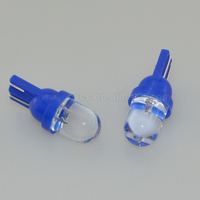 12v Rouge Blanc Jaune Bleu Vert 186 192 194 185 T10 1led W5w Lumière intérieure de voiture Ampoule LED latérale Lampe d'éclairage pour véhicules