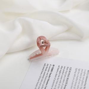 Grosir Murah Sederhana 4 Cm Warna Kopi Retro Jepit Rambut Cakar untuk Wanita - Product Image 5