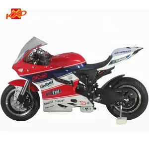 Mini Ducati GP çocuk motosikleti 50CC 4 zamanlı elektrikli start çocuklar yarış motosiklet küçük kir bisiklet mini gaz spor bisiklet çocuklar için