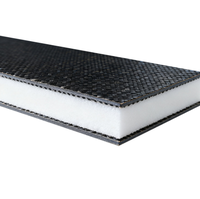 Panneau sandwich en fibre de carbone personnalisé OEM, panneau composite à âme alvéolée ultralégère 3K Twill avec service de découpe CNC