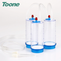 Kit de test de stérilité TOONE DGA220 200ml, aiguille contrôlable en plastique AS, ISO 9001, ampoule de poudre soluble, filtration microbiologique