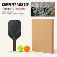 Raquette de pickleball en fibre de carbone Bronze-et-Vert Power Line T700 14 mm avec support OEM/ODM et certification USA Pickleball