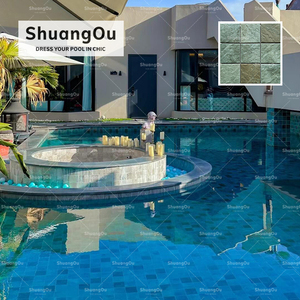 <span class=keywords><strong>Pietra</strong></span> a getto d'inchiostro quadrata superficie lucida ceramica piscina piastrelle <span class=keywords><strong>in</strong></span> <span class=keywords><strong>pietra</strong></span> <span class=keywords><strong>naturale</strong></span> vetrata bagno piastrelle di porcellana <span class=keywords><strong>mosaico</strong></span> - Product Image 6