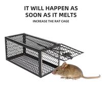Piège à souris réutilisable et humain, cage à rats en métal pour capturer et relâcher, répulsif à souris solide et piège à rats pour souris et oiseaux