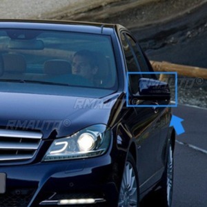 ฝาครอบกระจกมองหลังรถยนต์ ป้องกันรอยขีดข่วน สำหรับ Mercedes Benz W204 W221 C200 ชุดแต่งรถยนต์ อุปกรณ์ตกแต่งรถยนต์ - Product Image 3