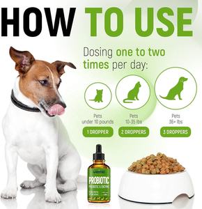 Gotas Probióticas Pure Pet para Perros, Salud Digestiva, Apoyo Inmunológico, Alivio de Diarrea, Heces Blandas, <span class=keywords><strong>Gases</strong></span> Estomacales <span class=keywords><strong>y</strong></span> <span class=keywords><strong>Estreñimiento</strong></span> - Product Image 5