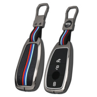 DM en alliage de Zinc 3 boutons Smart Key Shell housse Fob pour E320/E300/E200 /19 A series/19 C series/19 E series