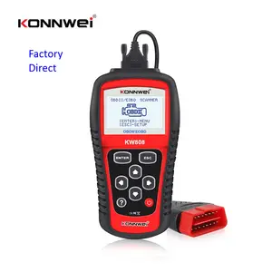 Fabrika doğrudan profesyonel escaner automotriz OBD2 tarayıcı Konnwei Kw808 otomatik teşhis araçları tüm arabalar için