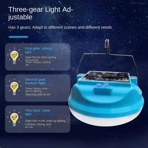 Lámpara de Camping LED Portátil, Recargable Solar, Impermeable con Clasificación IP65, con Certificación CE, Material PP para Uso en Emergencias al Aire Libre - Product Image 4