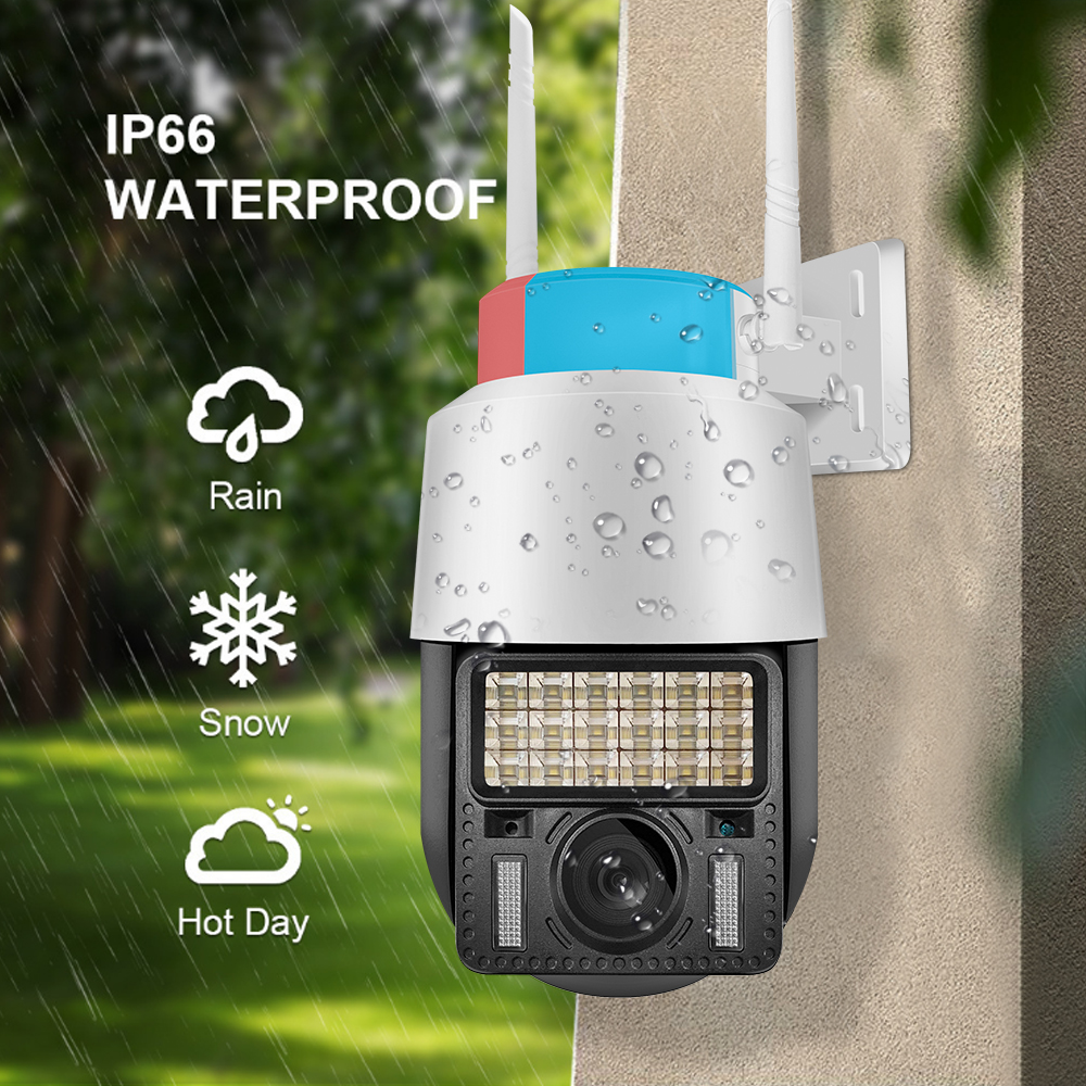 Buy LED Warning Light Alarm Ptz Camera