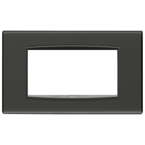 Vimar Placca Classic 4M Reflex Antracite Wall <b>Switch</b> Plate 15x9.3 Cm - Product Image 1