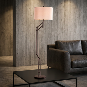AK Brass Attractive Shape Metal Floor <b>Lamp</b> with Round Base in <b>Antique</b> Finished For Restaurant & Hotel Decor - Product Image 1