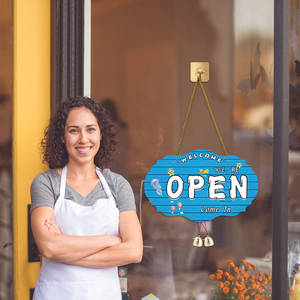 Bảng hiệu mở Cá Nhân-văn bản và đồ họa tùy chỉnh, chế độ nhấp nháy sáng, dấu hiệu kinh doanh không thấm nước - Product Image 5