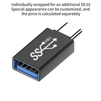 Nouvellement gros Type C mâle vers USB un adaptateur femelle USB3.0 vers type-c connecteur de Conversion plus rapide pour les appareils portables de téléphone Pad