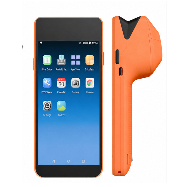Mobile Payment Machine Portable Android 4G NFC USB Handheld Mini POS Terminal PDA