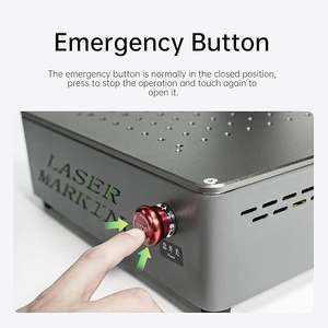 20w30w Placa de identificación de metal pequeña Grabador de grabado láser de fibra Equipo de sistemas de marcado Costo de la máquina para metal/plástico acero inoxidable - Product Image 4