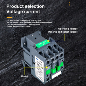 <span class=keywords><strong>Contacteur</strong></span> AC <span class=keywords><strong>220v</strong></span> <span class=keywords><strong>Monophasé</strong></span> CJX2-1210 1810 2510 3210 0910 24v 380v - Product Image 2
