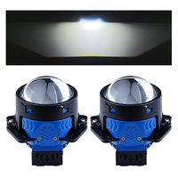 Kit de conversion de phares de voiture 3.0 pouces Bi-LED avec lentille de projecteur, faisceau Hi/Lo, projecteur laser LED, lentille de projecteur 3 pouces