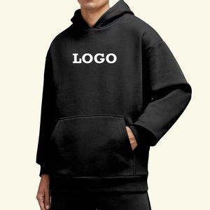 Sudadera con Capucha Unisex HG2389 con Logotipo Personalizado Bordado e Impreso, Antiencogimiento, Gruesa, Sin Cordones, Tejida, Ecológica, para Otoño - Product Image 1