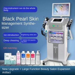 <span class=keywords><strong>Appareil</strong></span> complet de gestion de la peau de petite taille, jet d'<span class=keywords><strong>oxygène</strong></span> Hydra Black Pearl, nettoyeur facial pour salon de beauté, usage commercial - Product Image 3