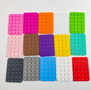 Soporte Multifuncional de Doble Cara con 24 Puntos Cuadrados de Silicona Resistente al Aceite para Teléfono, Ventosa de Alta Resistencia con Doble Escala - Product Image 1