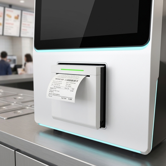 EP-385C 80mm Embedded Thermal Receipt Label Panel Printer with Auto Cutter for Self Service Kiosk Medical Equipment