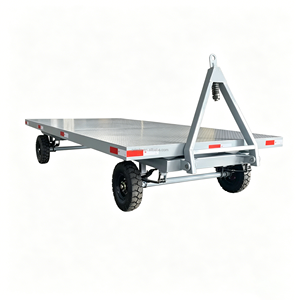 IndustrialCustomizable Heavy Duty Towing <b>Trailer</b> / Industrial Warehouse Flatbed Dolly / For Material Handling & Cargo Transport - Product Image 3
