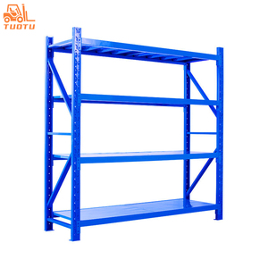 מדפי מטען חובה אור מדפי מחסן פלדה מתלה מדפי אחסון - Product Image 4