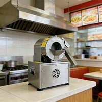 YYHB Multifunctionele Gemotoriseerde Groentehakker met 2-4mm verwisselbare messen 220V 1800W 12.5KG voor commerciële catering