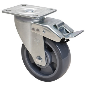 Probe Kostenlose 3/Zoll Heavy Duty PU auf Gusseisen Lenkrädern mit Fabrik preis - Product Image 1