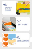 Dossier de classement en kraft recyclé écologique avec logo personnalisé, couleurs assorties, format A4, pour le bureau, l'école, la maison, organisation