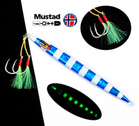 Leurres de pêche en eau salée de qualité japonaise, jig métallique lumineux pour jigging à la traîne, 120g 150g 200g 250g 300g 400g
