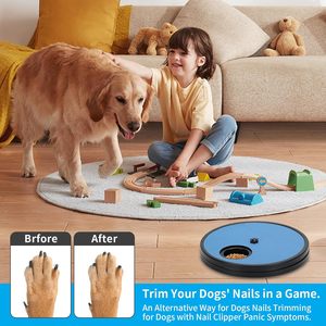 Rascador de Uñas Giratorio de Plástico Clásico y Ecológico para Perros, con Papel de Lija, Juguete para Mascotas - Product Image 3