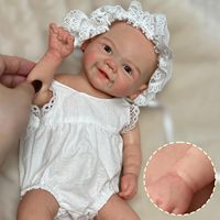 Poupées réalistes pour bébés de 13 pouces en silicone, corps entier, fille, peintes à la main, jouet réaliste pour enfants